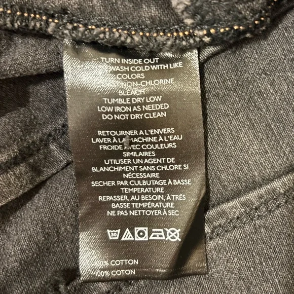 Free People We the Free Palmer Cuffed Jeans in Outer Space (Black) Size 29. NWT - Picture 11 of 12